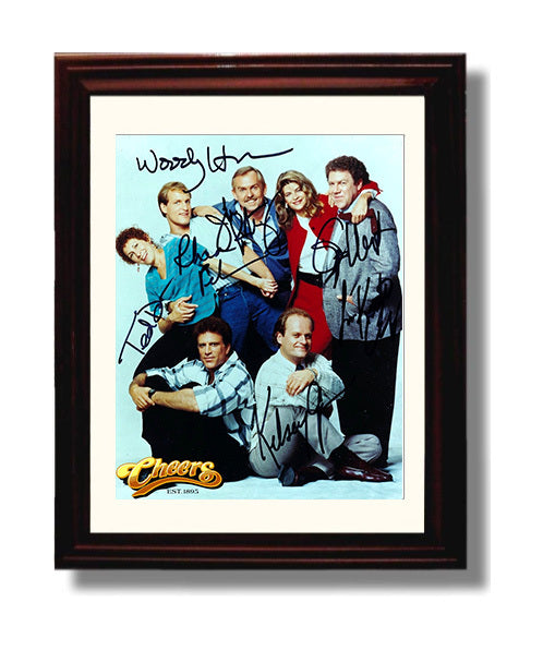 Cheers - Cast Portrait - Classic Bar Autograph Print