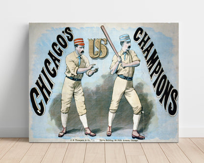 Chicago Champions Autograph Poster - Chicagos Champions Poster - Old-Time Swagger