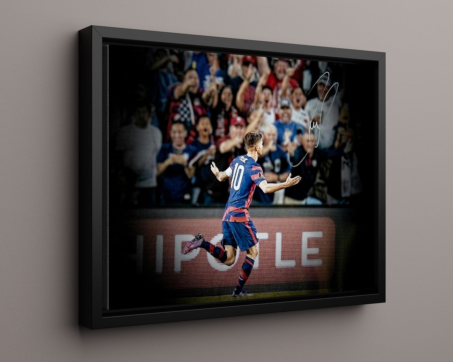 Christian Pulisic Showcase Autograph Print - Captain America