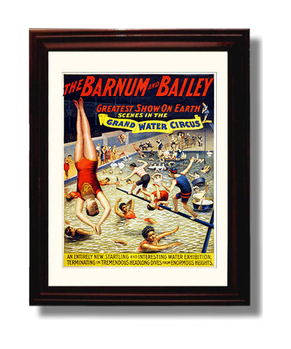 Circus Poster - Barnum and Bailey - Grand Water Circus