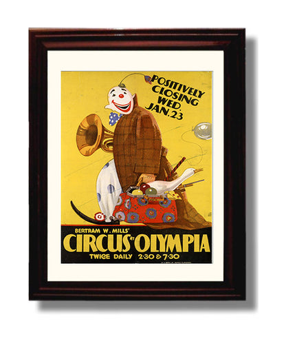 Circus Poster - Bertram W. Mills - Olympia Closing