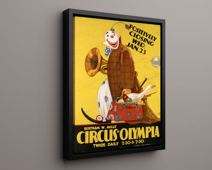 Circus Poster - Bertram W. Mills - Olympia Closing