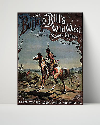 Circus Poster - Buffalo Bill - Red Cloud Indian