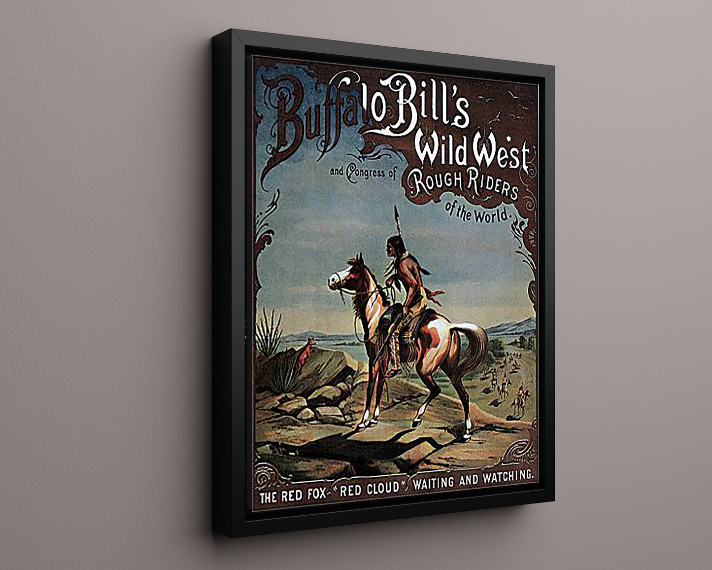 Circus Poster - Buffalo Bill - Red Cloud Indian