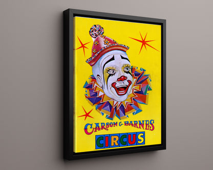 Circus Poster - Carson and Barnes - Clown
