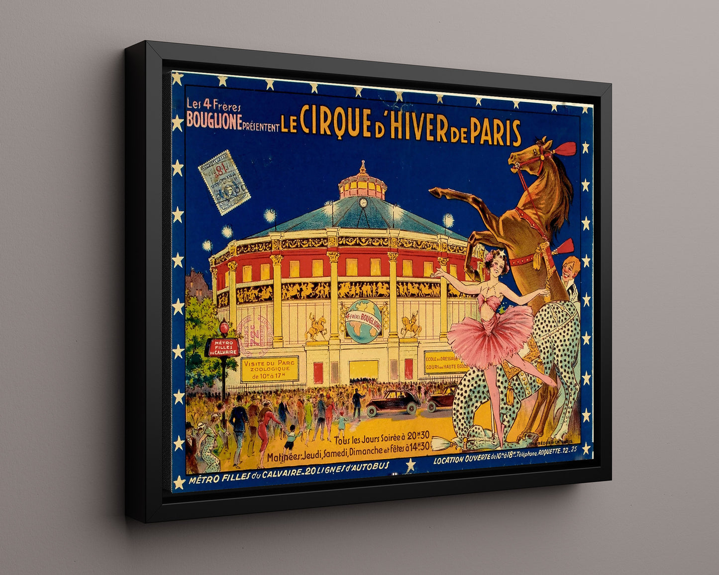 Circus Poster - Cirque dHiver - Paris