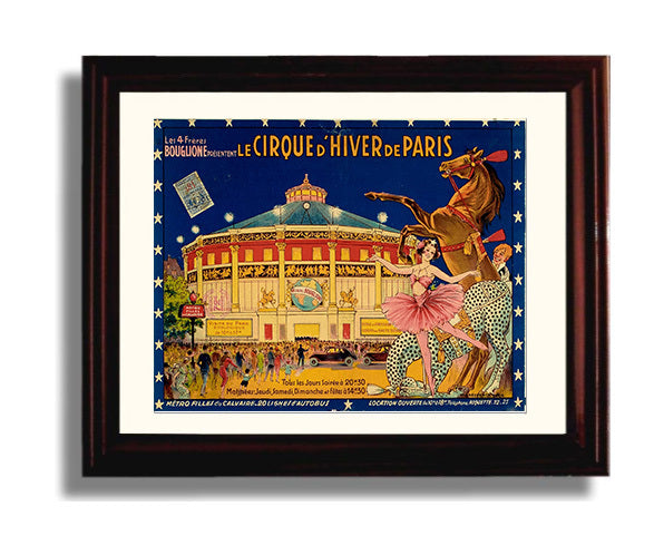 Circus Poster - Cirque dHiver - Paris