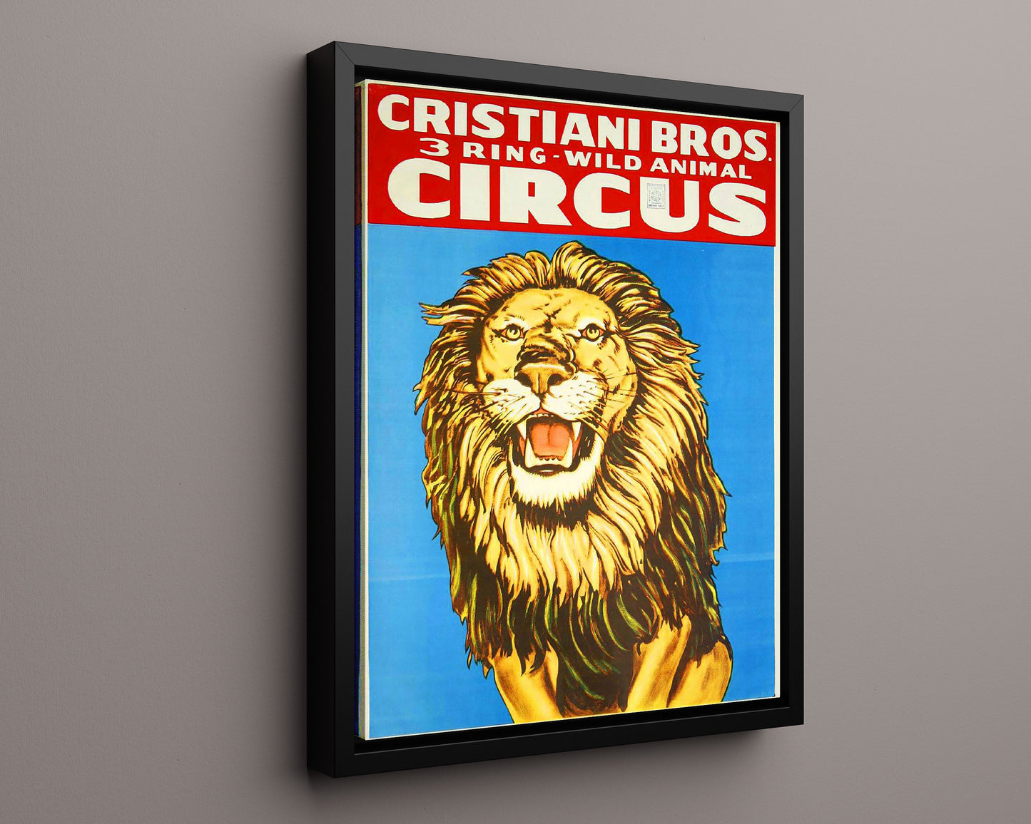 Circus Poster - Cristiani Bros - Lion