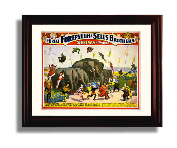 Circus Poster - Forepaugh and Sells Bros - Combined Show