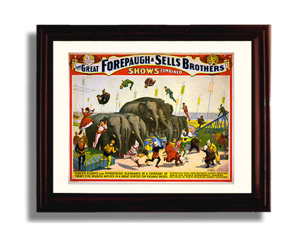 Circus Poster - Forepaugh and Sells Bros - Combined Show