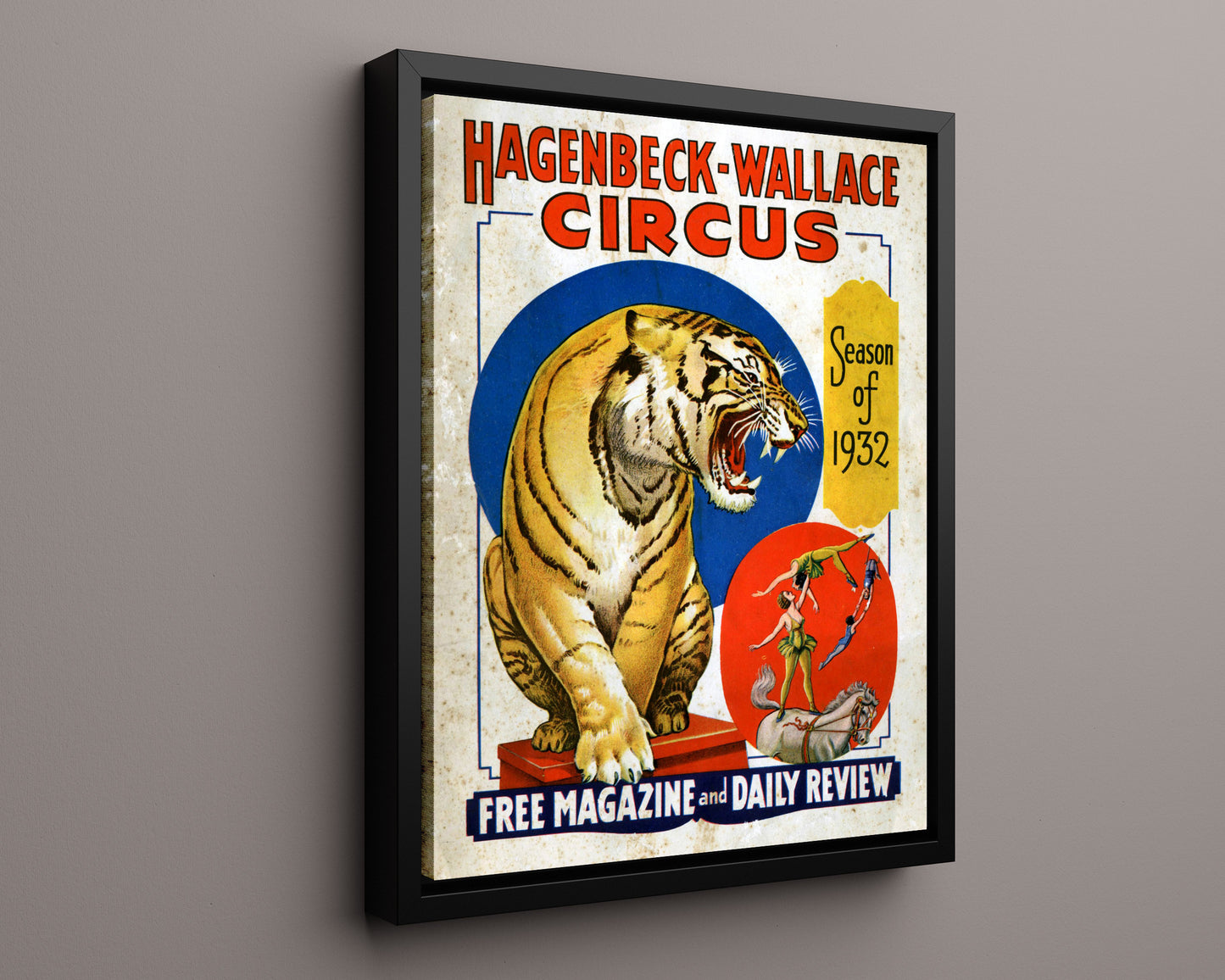 Circus Poster - Hagenbeck-Wallace - Tiger 1932