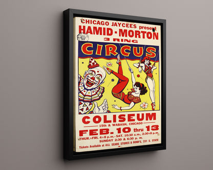 Circus Poster - Hamid-Morton - Chicago Coliseum