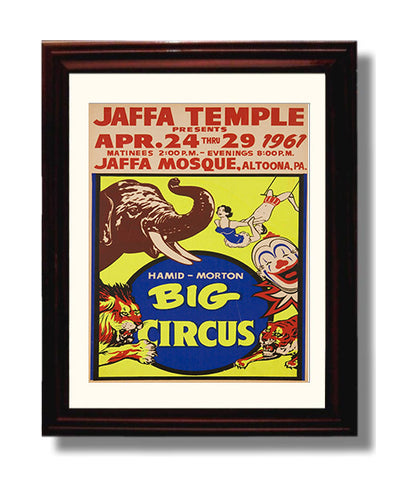 Circus Poster - Hamid-Morton - Jaffa Temple 1961