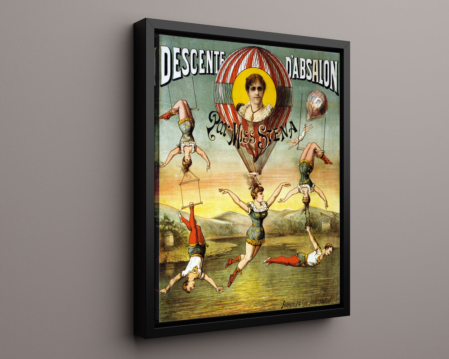 Circus Poster - Miss Stena - Balloon Acrobatics