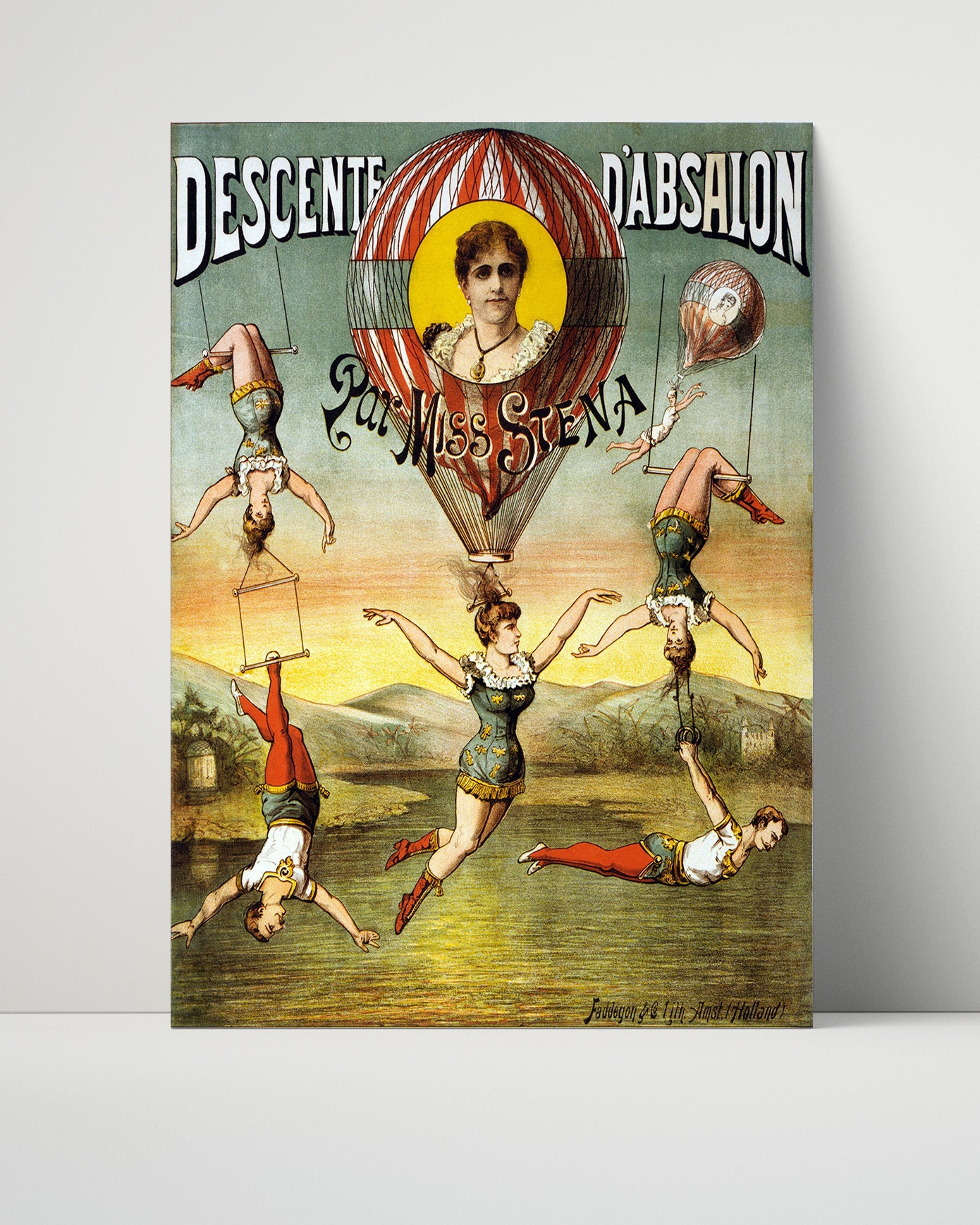 Circus Poster - Miss Stena - Balloon Acrobatics