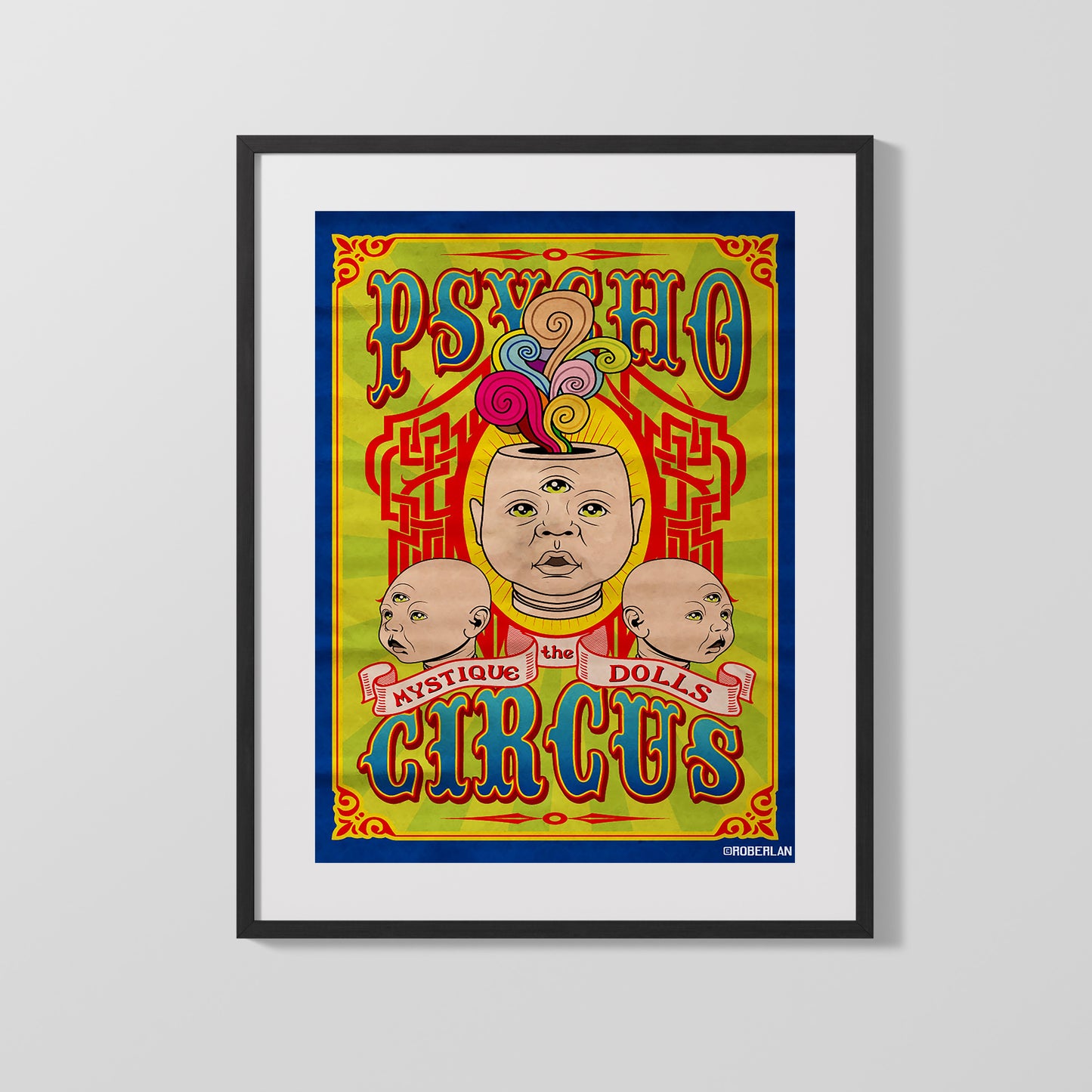 Circus Poster - Psycho Circus - Mystique Dolls
