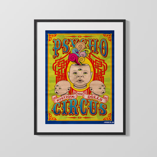 Circus Poster - Psycho Circus - Mystique Dolls