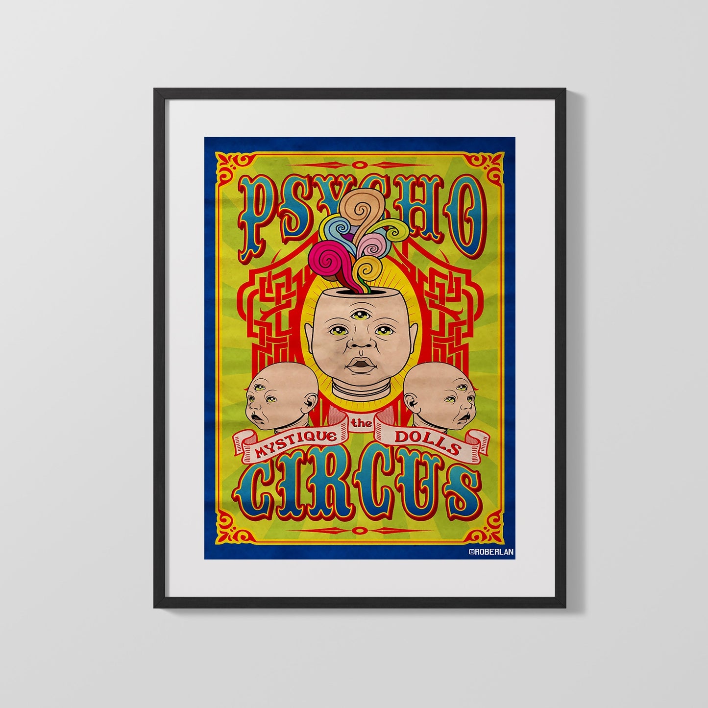 Circus Poster Unframed - Psycho Circus - Mystique Dolls