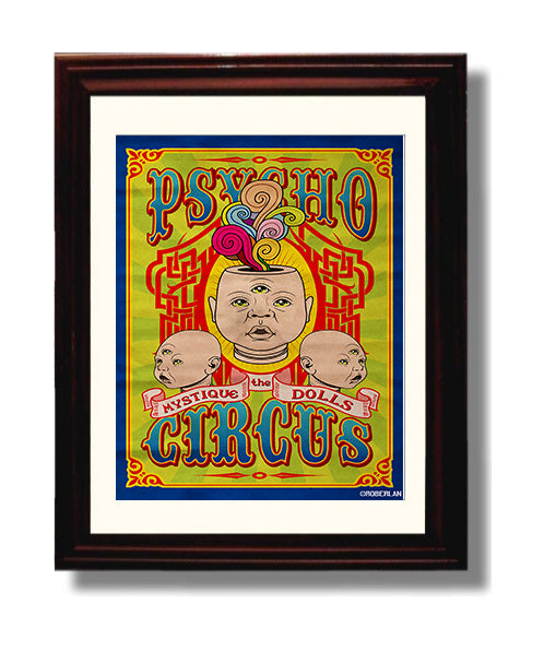 Circus Poster - Psycho Circus - Mystique Dolls