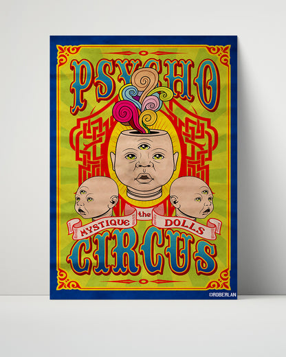 Circus Poster - Psycho Circus - Mystique Dolls