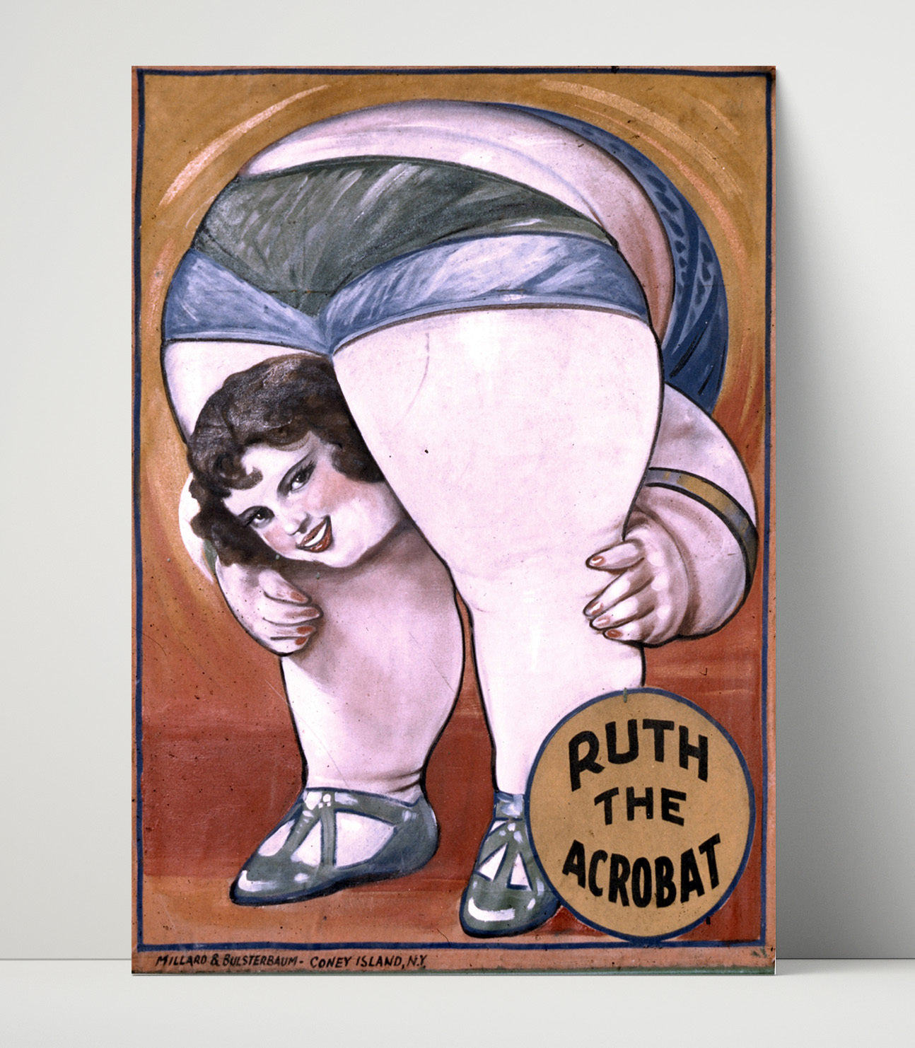 Ruth the Acrobat Performer Vintage Circus Print 16x20 Unframed Print circus wall art print