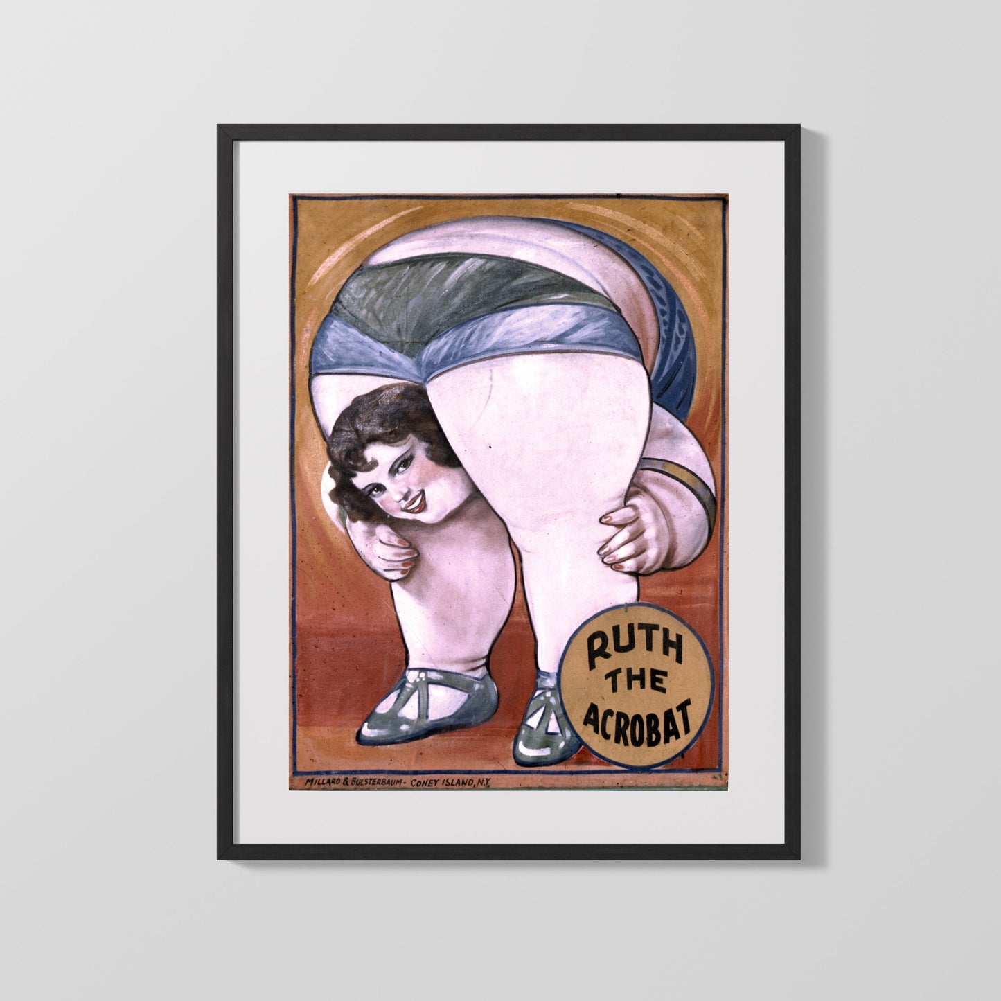 Circus Poster Unframed - Ruth the Acrobat - Performer