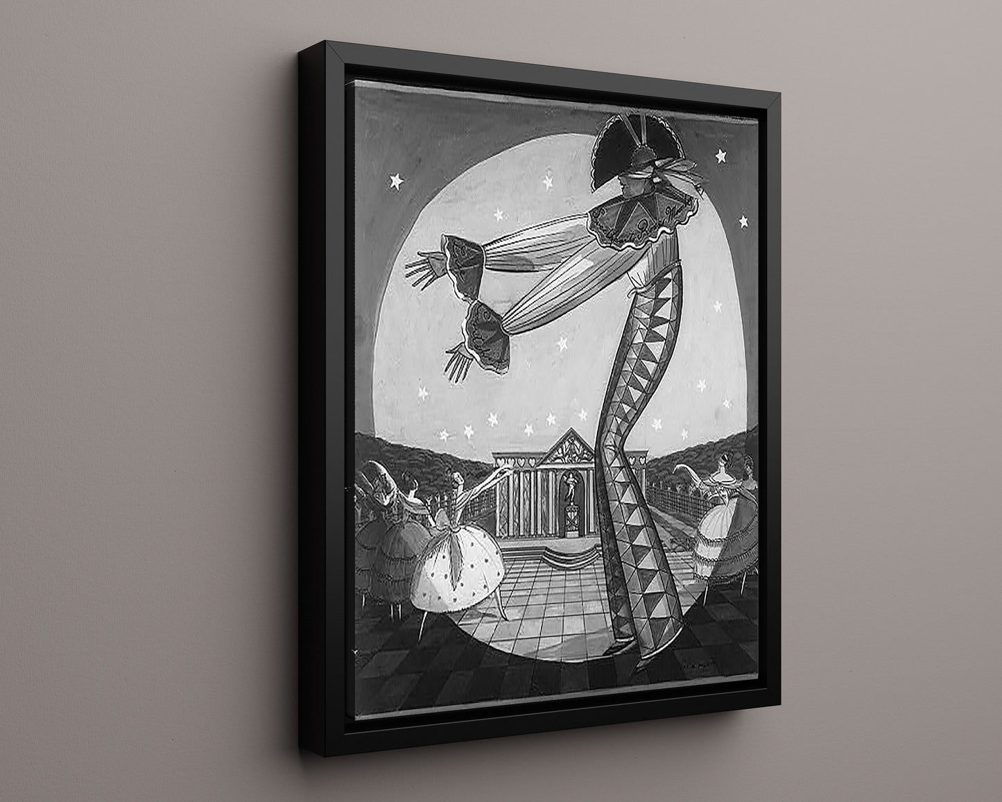 Circus Poster - Sweethearts Roses and Moonlight - Performance