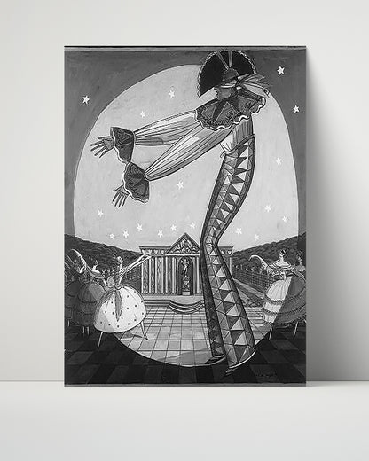 Circus Poster - Sweethearts Roses and Moonlight - Performance