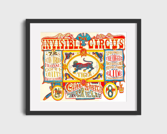 Circus Poster - The Invisible Circus - 1967