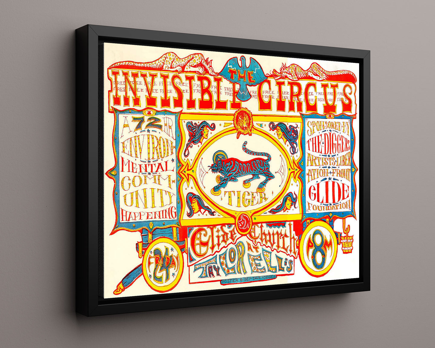 Circus Poster - The Invisible Circus - 1967
