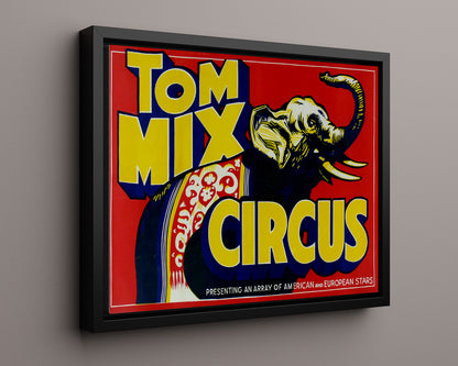 Circus Poster - Tom Mix - Elephant Show
