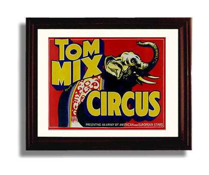 Circus Poster - Tom Mix - Elephant Show