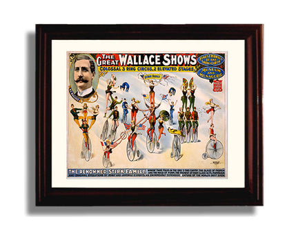 Circus Poster - Wallace Shows - Stirk Family Acts