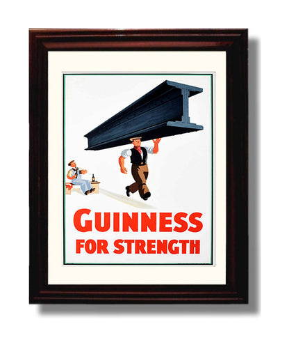 Classic Guinness Poster - Guinness for Strength - Steel Beam