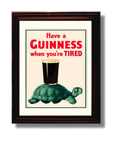 Classic Guinness Poster - Have a Guinness - Tired Turtle