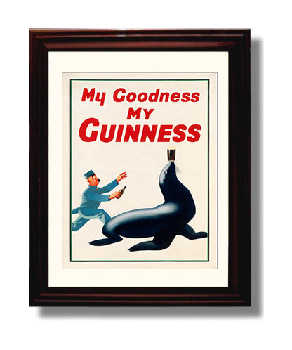 Classic Guinness Poster - My Goodness My Guinness - Seal