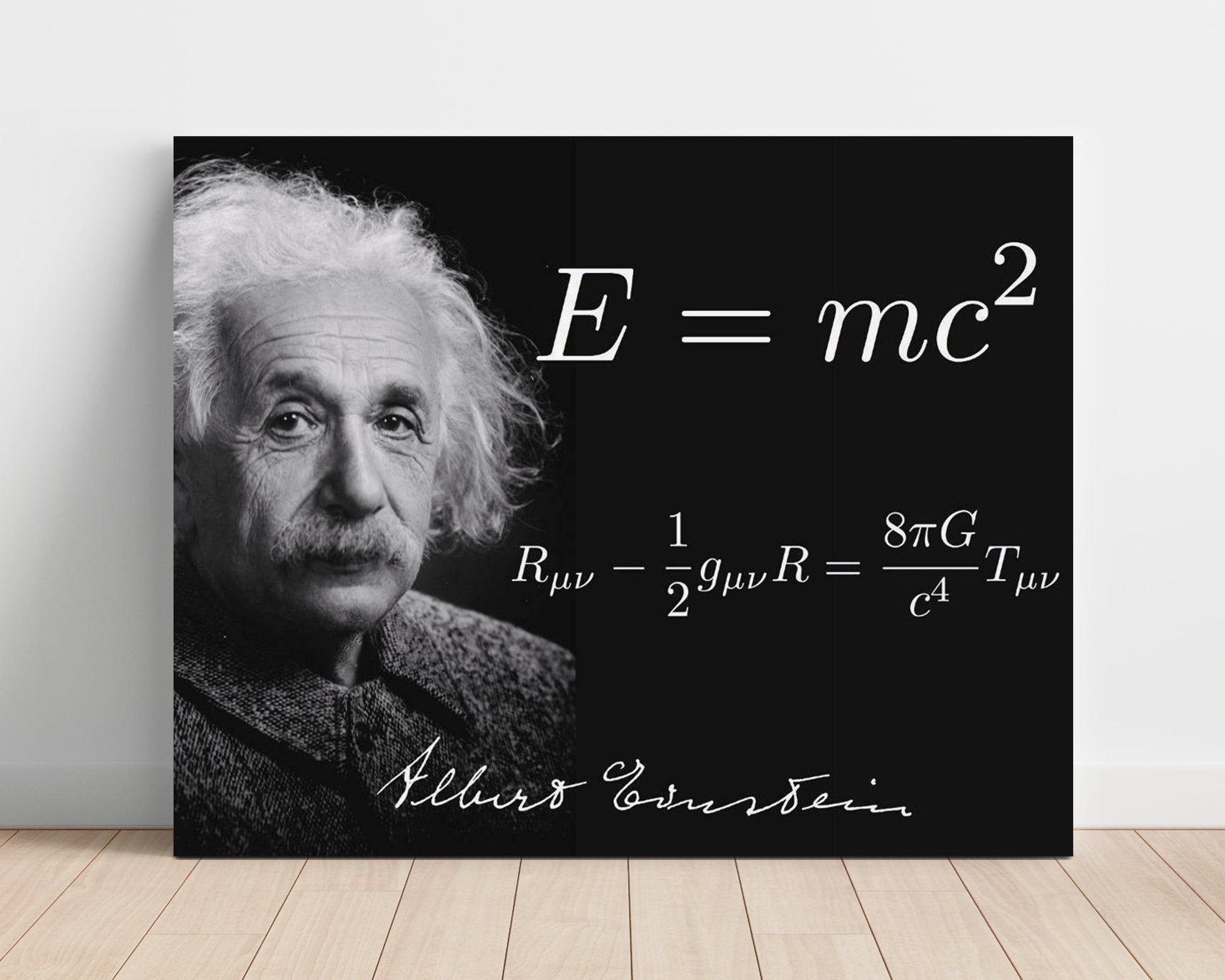 Albert Einstein Emc2 genius Quote Print 16x20 Unframed Print quote wall art print