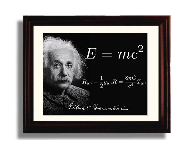 Classic Quotes - Albert Einstein - Emc2 genius