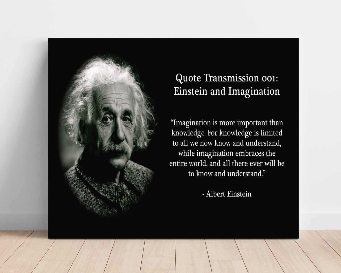 Classic Quotes - Albert Einstein - Imagination more important