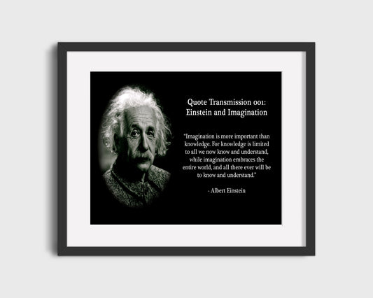 Classic Quotes - Albert Einstein - Imagination more important
