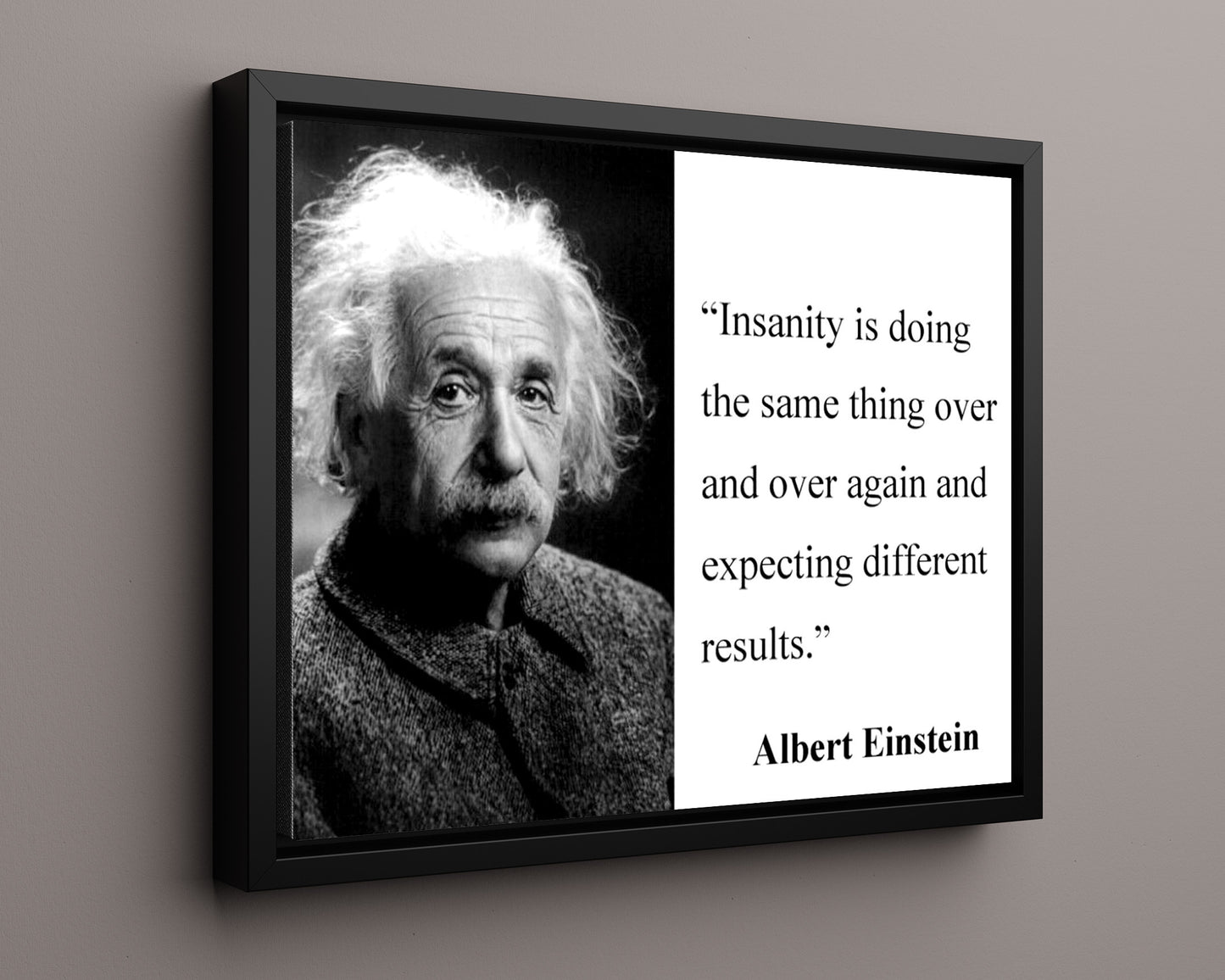 Classic Quotes - Albert Einstein - Insanity definition