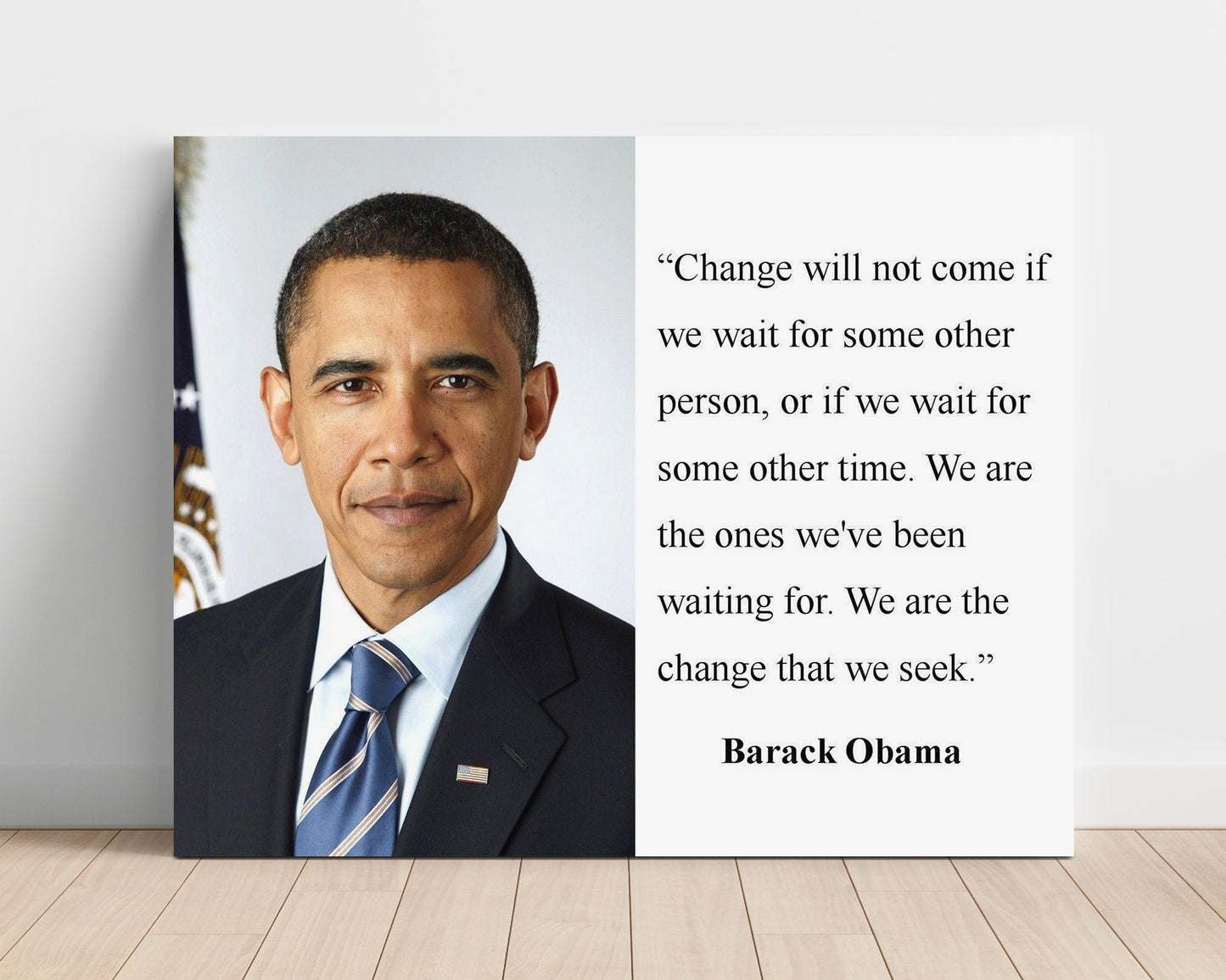 Barack Obama We are the change Quote Print 16x20 Unframed Print quote wall art print