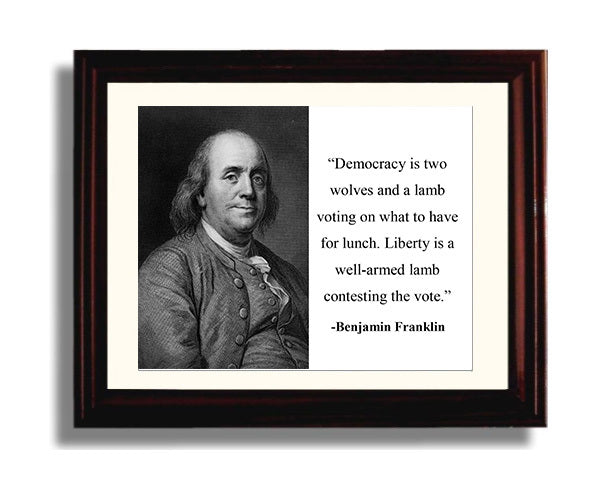 Classic Quotes - Benjamin Franklin - Wolves and lambs