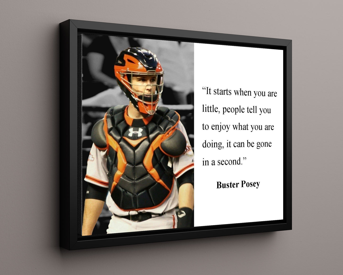 Classic Quotes - Buster Posey - Gone in a second