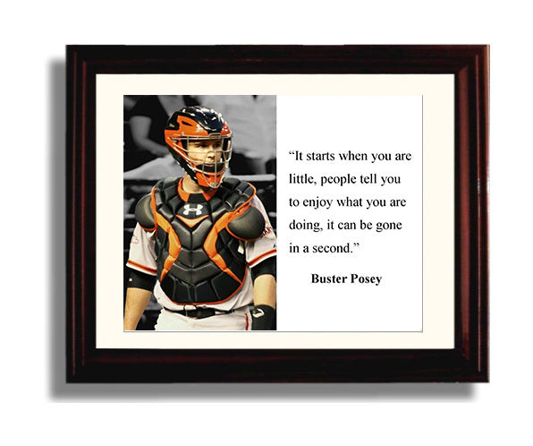 Classic Quotes - Buster Posey - Gone in a second