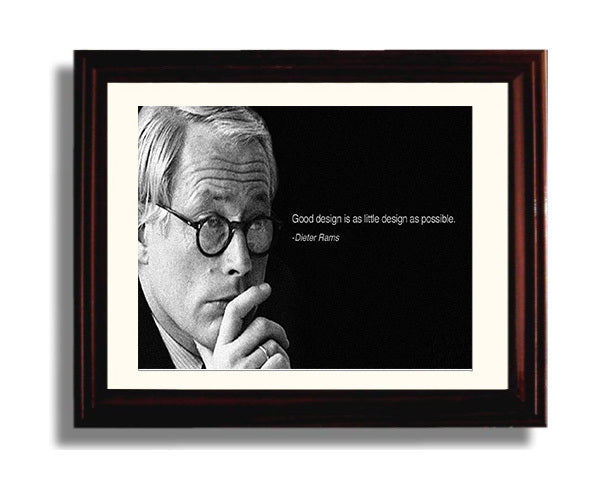 Classic Quotes - Dieter Rams - As little design as possible