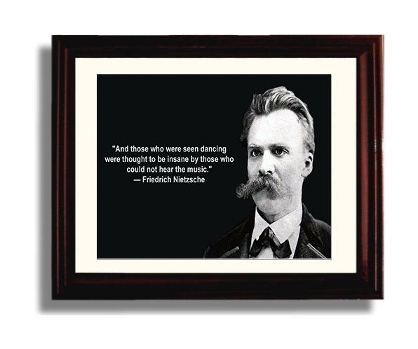 Classic Quotes - Friedrich Nietzsche - Dancing insane
