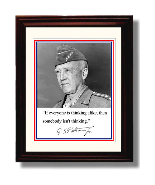 Classic Quotes - General Patton - Think Different - Military Leadership Quote