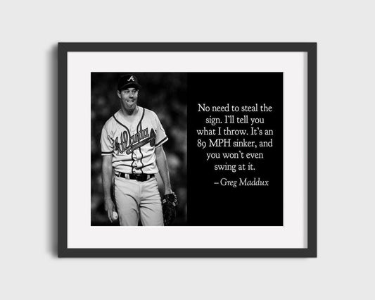 Classic Quotes - Greg Maddux - 89 MPH sinker