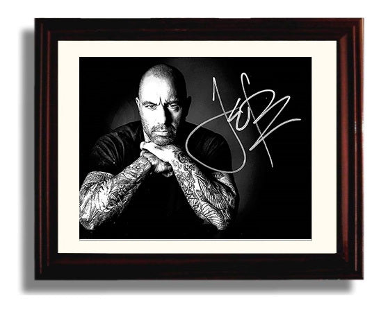 Joe Rogan Signed intensity Quote Print 8x10 Beveled Frame quote wall art print
